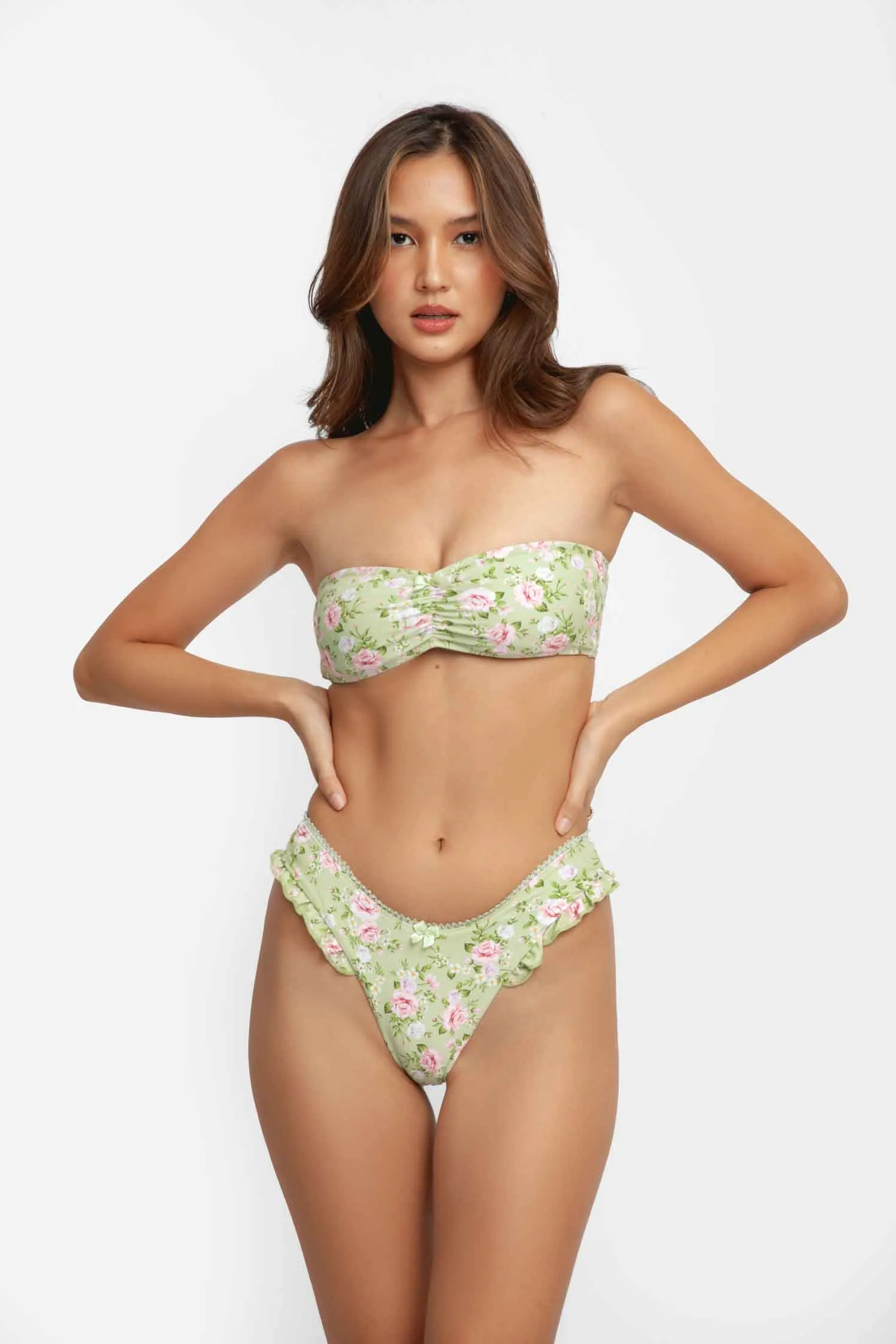 Candice Ruffled Cheeky Bottoms / Nantucket FINAL SALE sold by Blackbough product image thumbnail 5