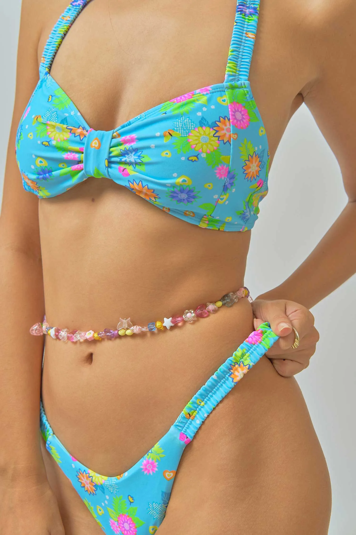 Courtney Bow Front Top / Blue Daiquiri FINAL SALE sold by Blackbough product image thumbnail 2