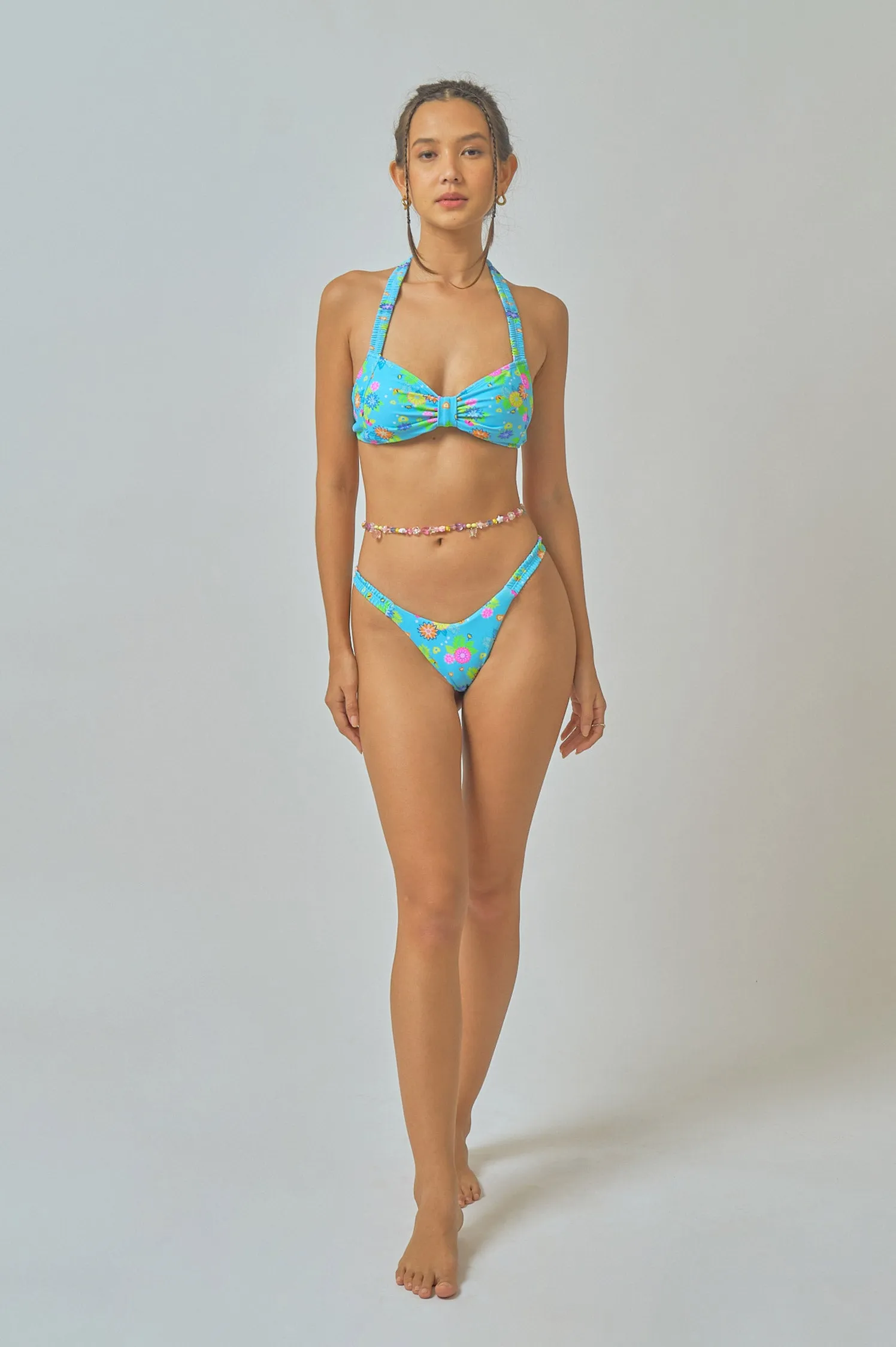 Courtney Bow Front Top / Blue Daiquiri FINAL SALE sold by Blackbough product image thumbnail 3