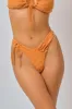 Alana Tie Front Cheeky Bottoms / Toffee Jacquard FINAL SALE sold by Blackbough