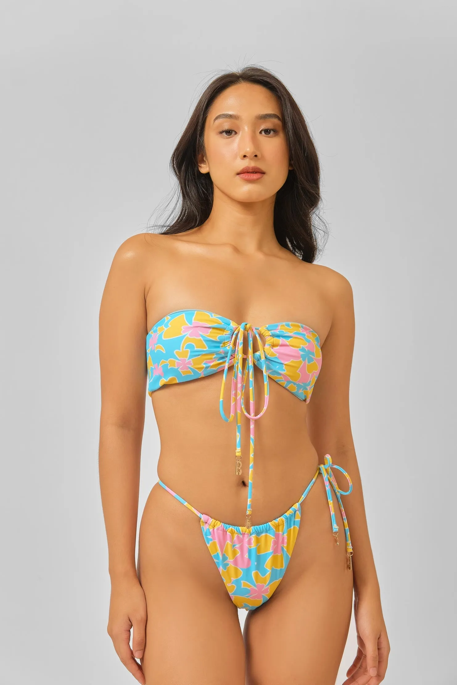 Penny Side Tie Bottoms / Pina Colada FINAL SALE sold by Blackbough