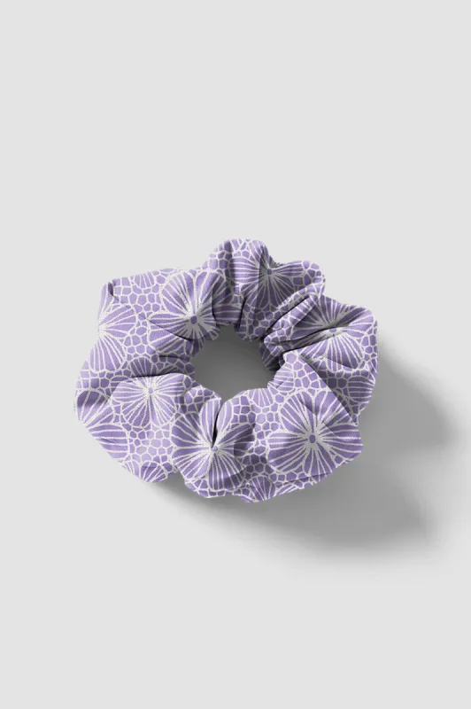 Scrunchie / Lavender Jacquard FINAL SALE made by Blackbough