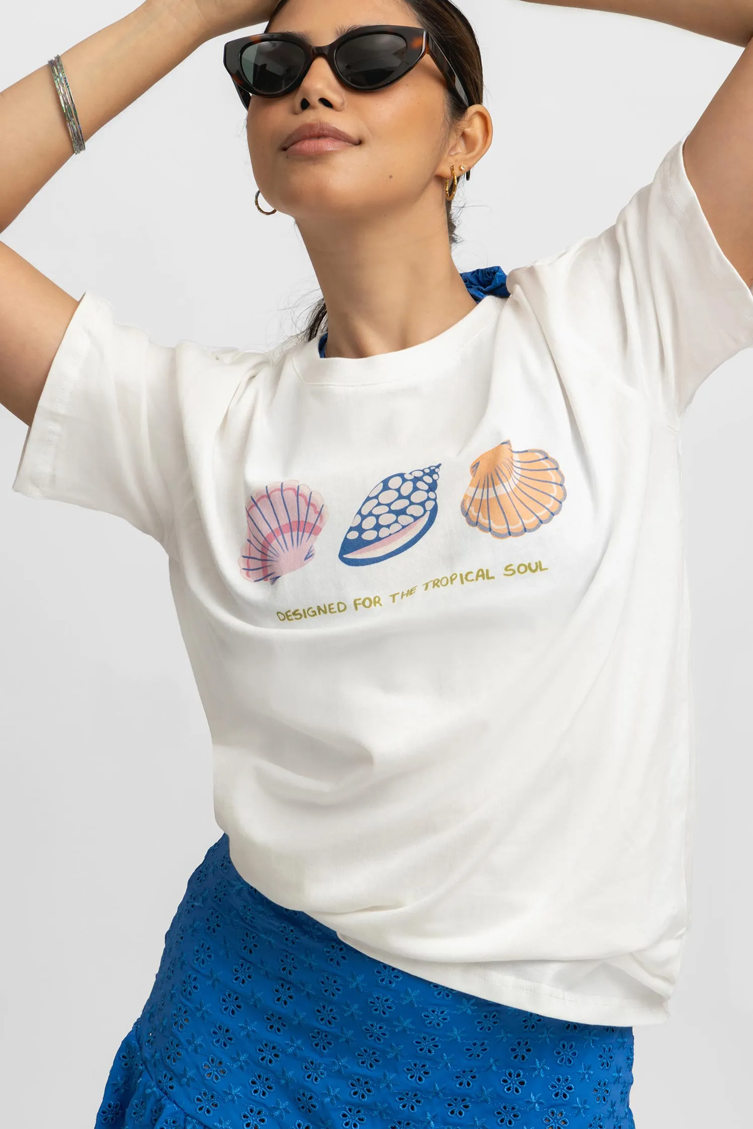 Oversized Graphic Tee / Coastline sold by Blackbough product image thumbnail 2