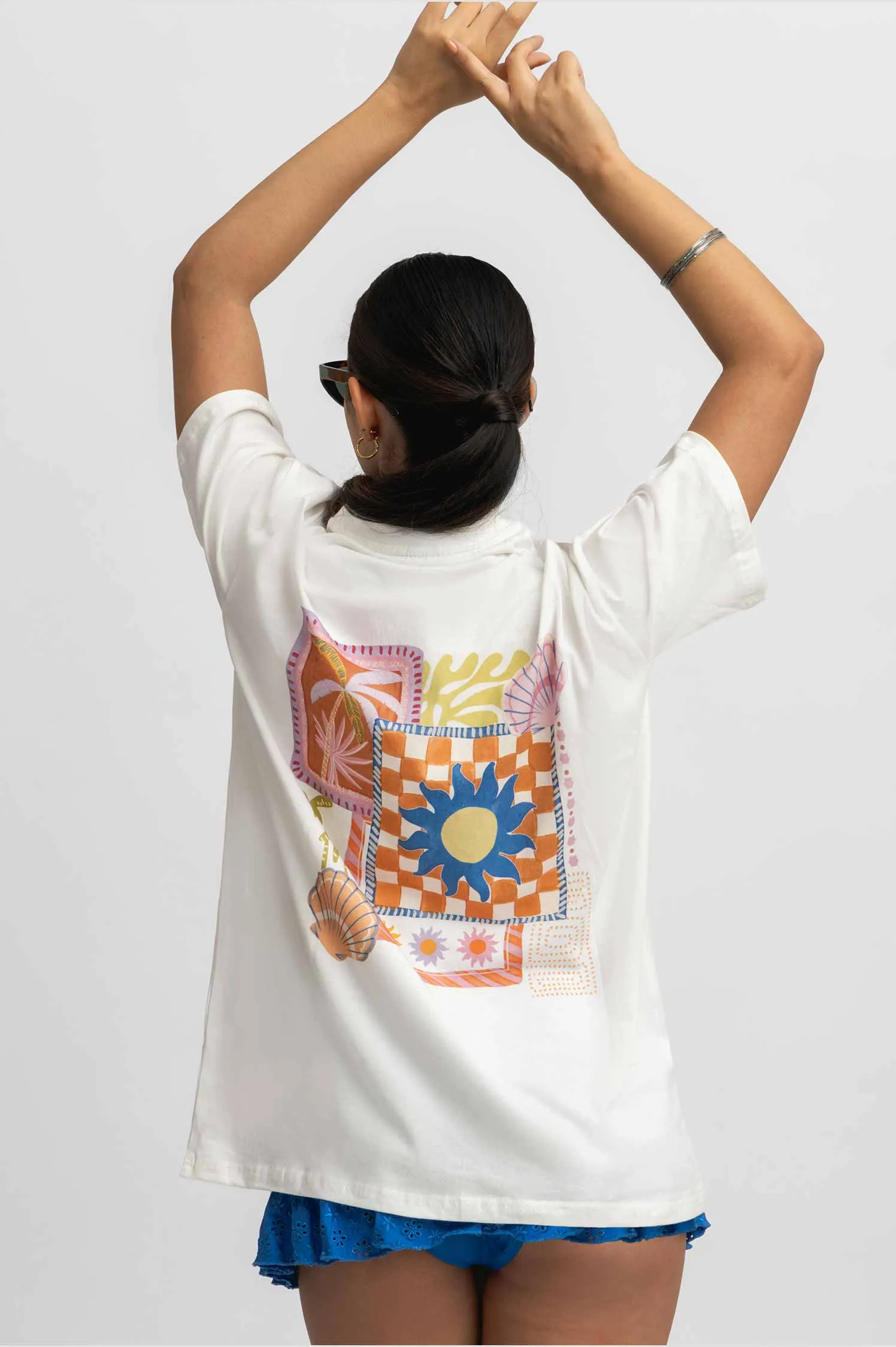 Oversized Graphic Tee / Coastline sold by Blackbough product image thumbnail 3