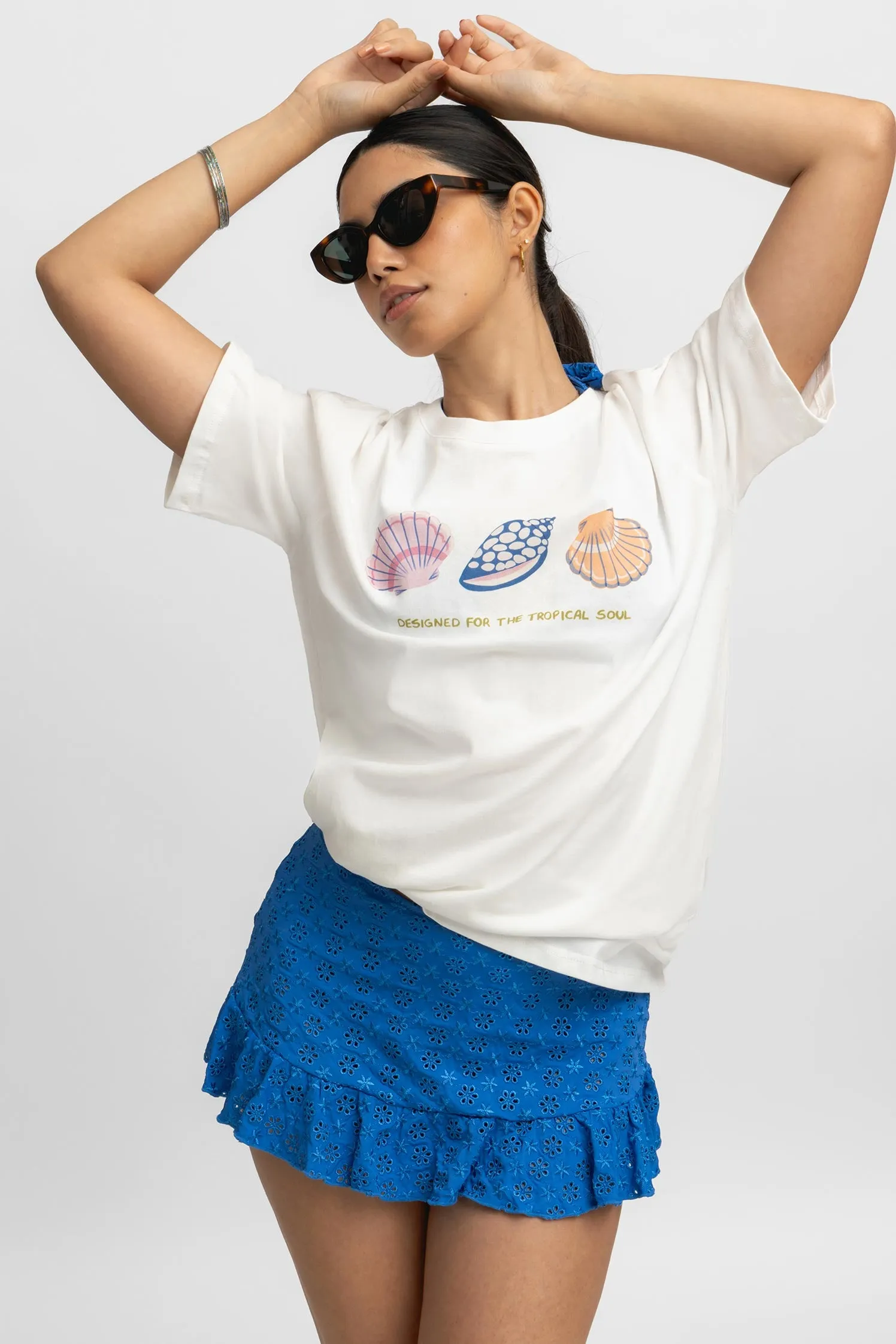 Oversized Graphic Tee / Coastline sold by Blackbough product image thumbnail 5