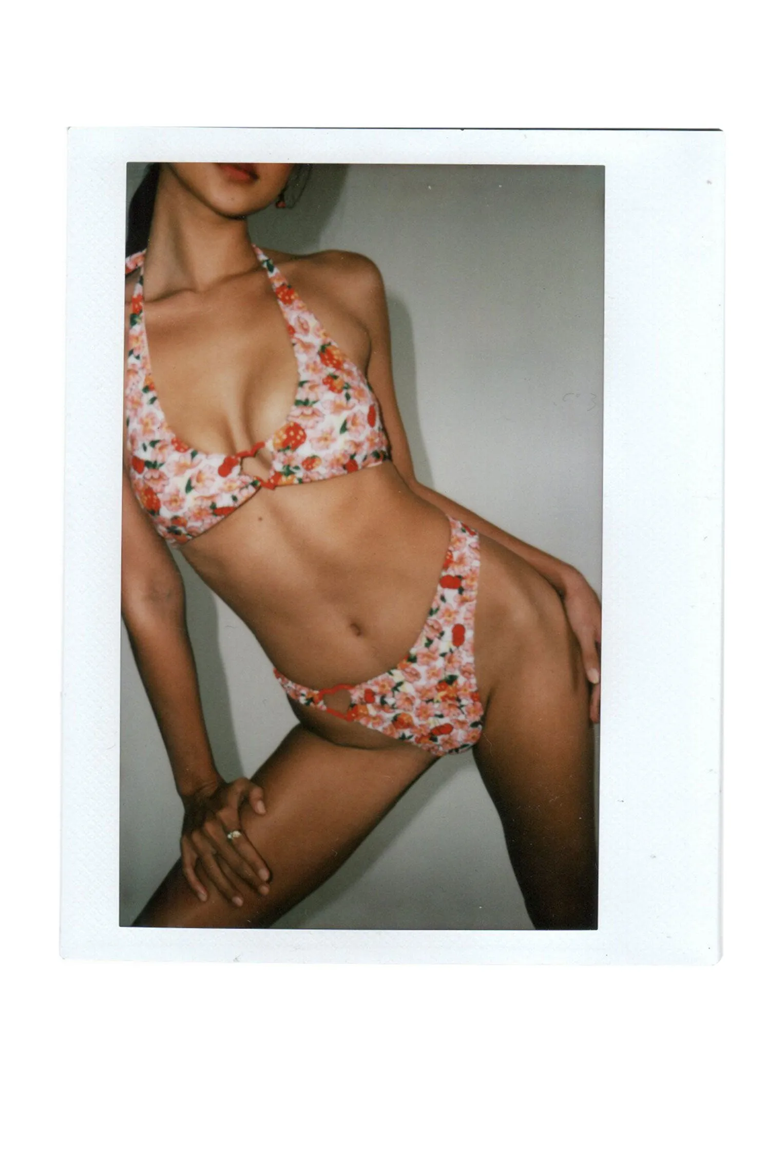 Thea Asymmetrical Cheeky Bottoms / Berry Cherry sold by Blackbough product image thumbnail 2