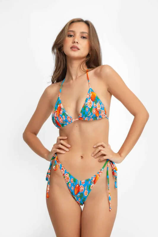 Martini Triangle Top / Sicily Smocked sold by Blackbough