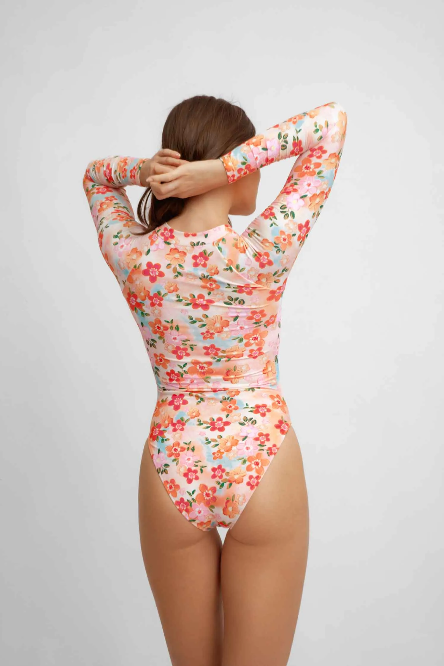 Jenny Long-Sleeve Surf One Piece / Sugarplum FINAL SALE sold by Blackbough product image thumbnail 5