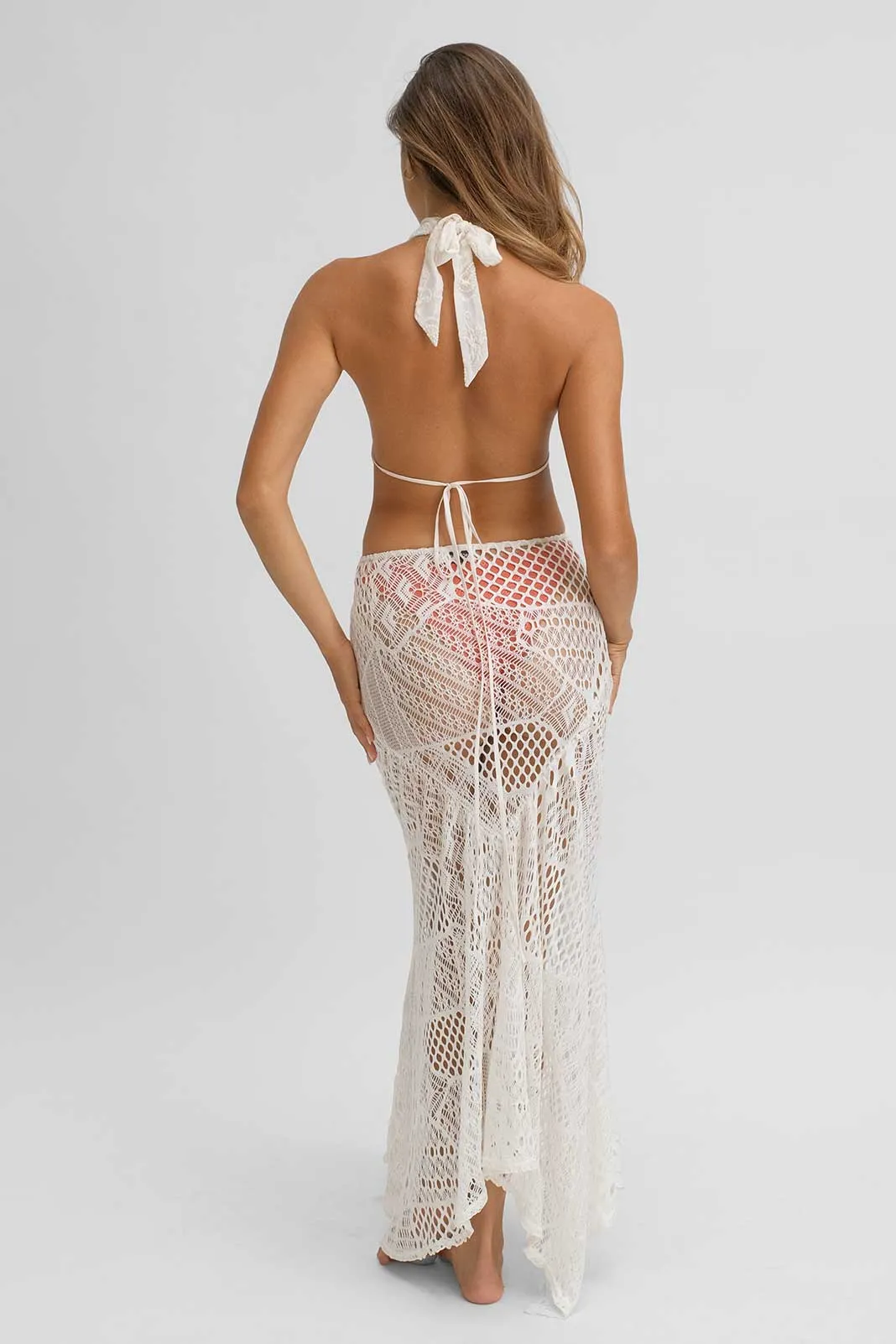 Sissy Halter Top / Sandstone Lace sold by Blackbough product image thumbnail 5