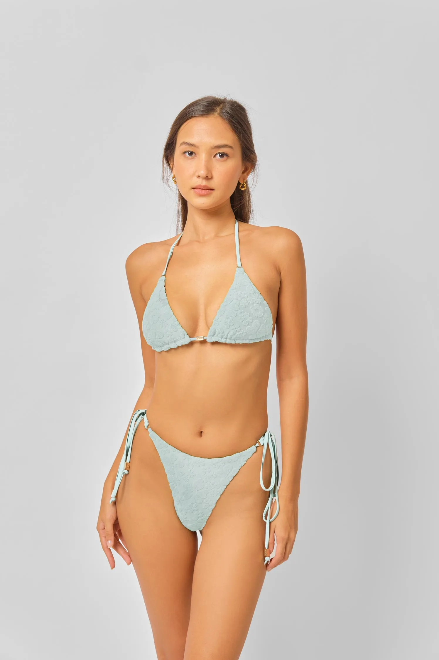 Maddy String Cheeky Bottoms / Sugar Jacquard FINAL SALE sold by Blackbough product image thumbnail 3