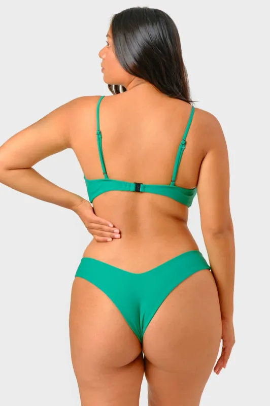 Stassy Cheeky Bottoms / Emerald FINAL SALE sold by Blackbough