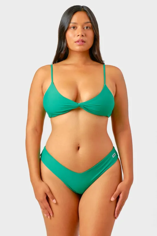 Tona Twisted Top / Emerald FINAL SALE sold by Blackbough