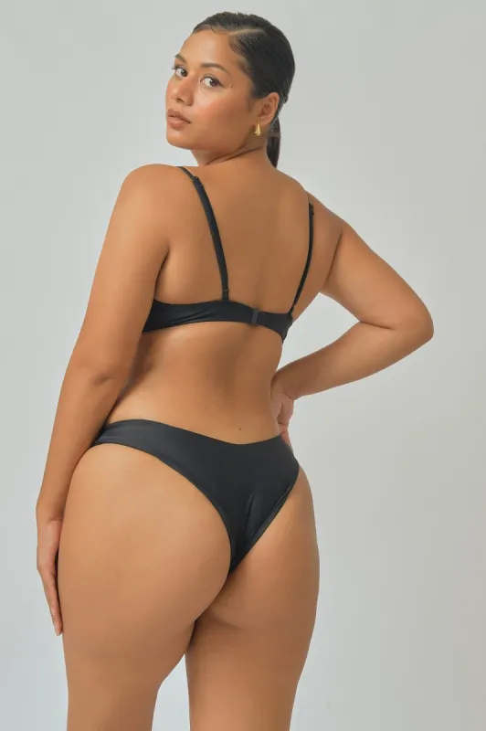 Maui Classic Cheeky Bottoms / NY Noir FINAL SALE sold by Blackbough
