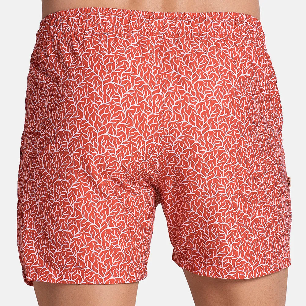 5" Inseam Swim Trunk in Red Coral Print (Small Available) sold by Blade + Blue product image thumbnail 2