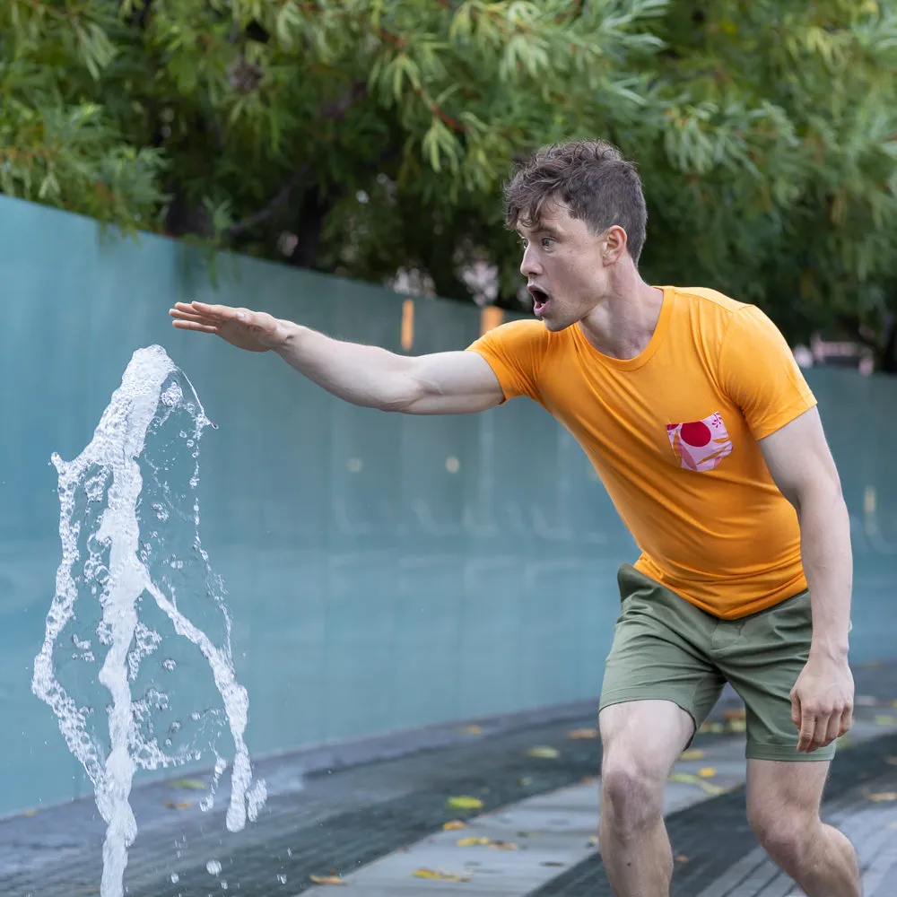 Marmalade with Hibiscus Pocket T-Shirt sold by Blade + Blue product image thumbnail 2