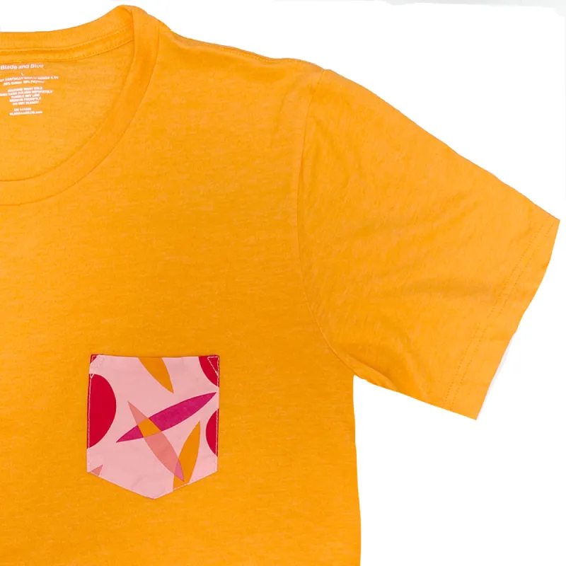 Marmalade with Hibiscus Pocket T-Shirt sold by Blade + Blue