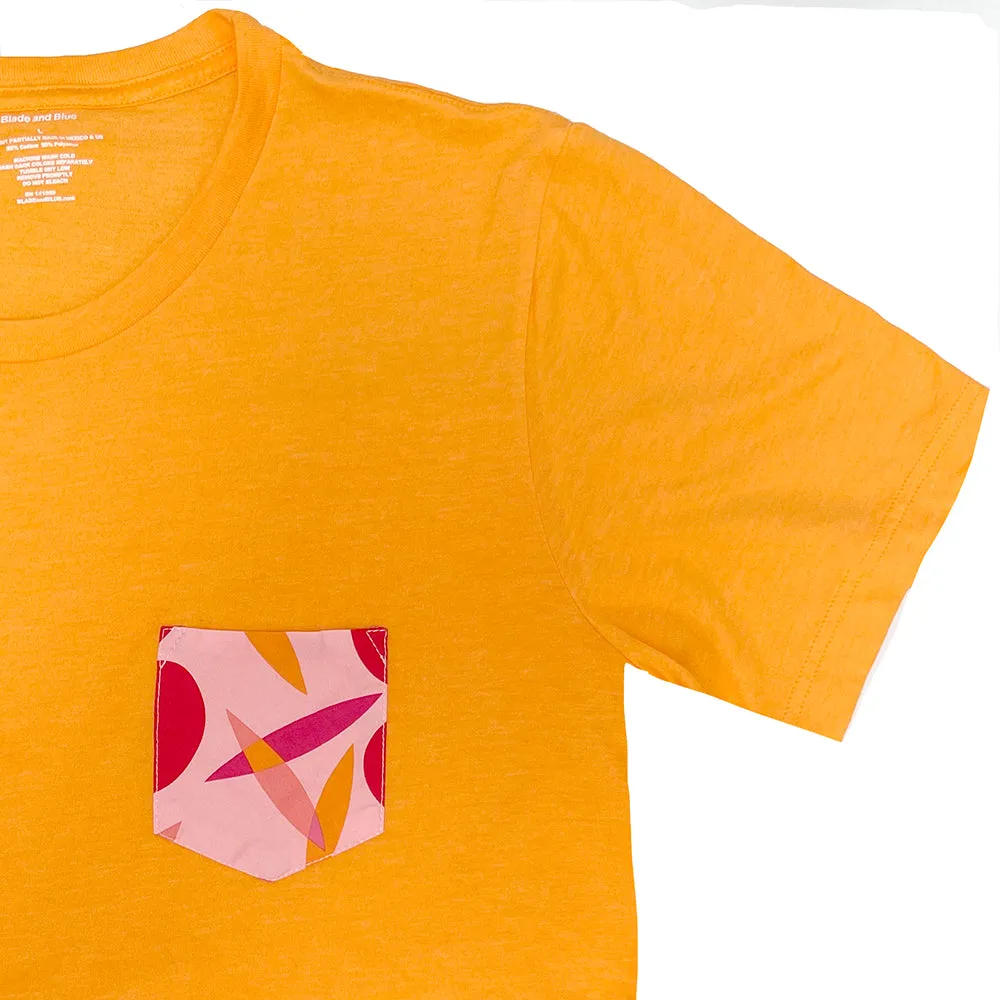 Marmalade with Hibiscus Pocket T-Shirt sold by Blade + Blue