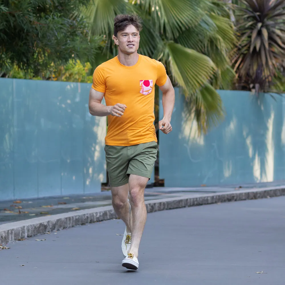 Marmalade with Hibiscus Pocket T-Shirt sold by Blade + Blue product image thumbnail 3