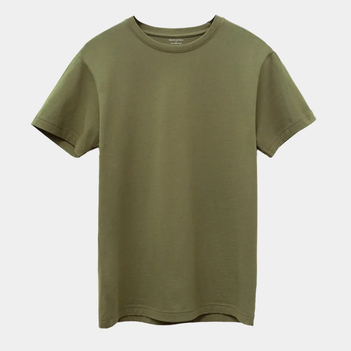 Green Olive Supima Cotton T-Shirt (Size XL) sold by Blade + Blue