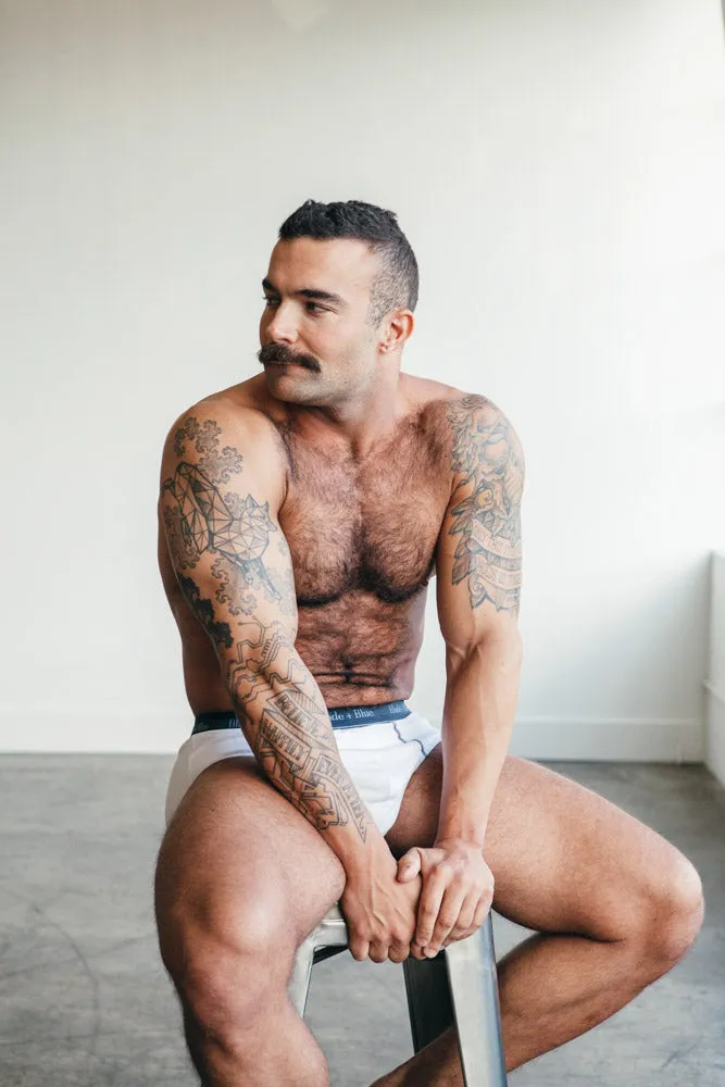 Pure White Classic Fit Brief Underwear - Made In USA sold by Blade + Blue product image thumbnail 4