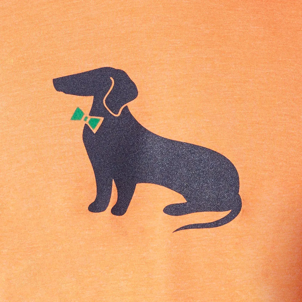 Orange Heather Dachshund T-Shirt sold by Blade + Blue product image thumbnail 4