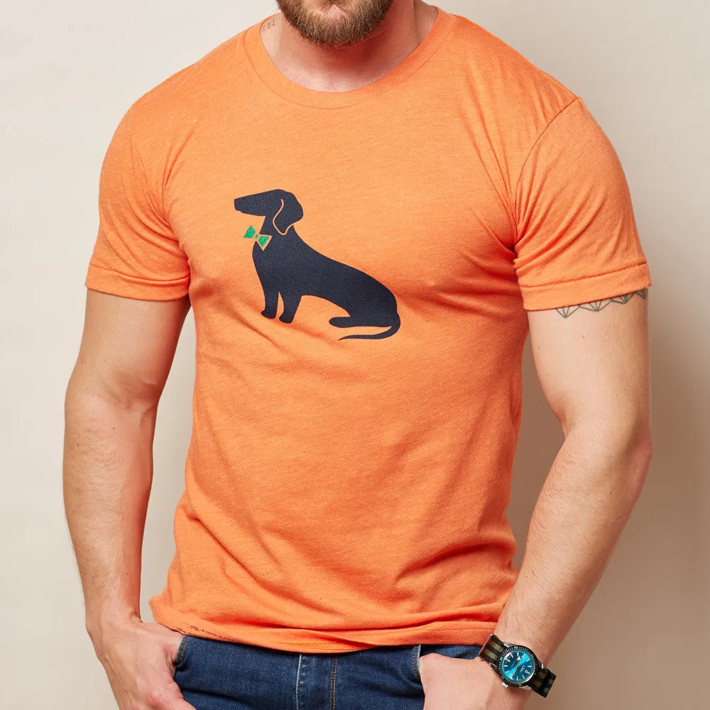 Orange Heather Dachshund T-Shirt sold by Blade + Blue product image thumbnail 5