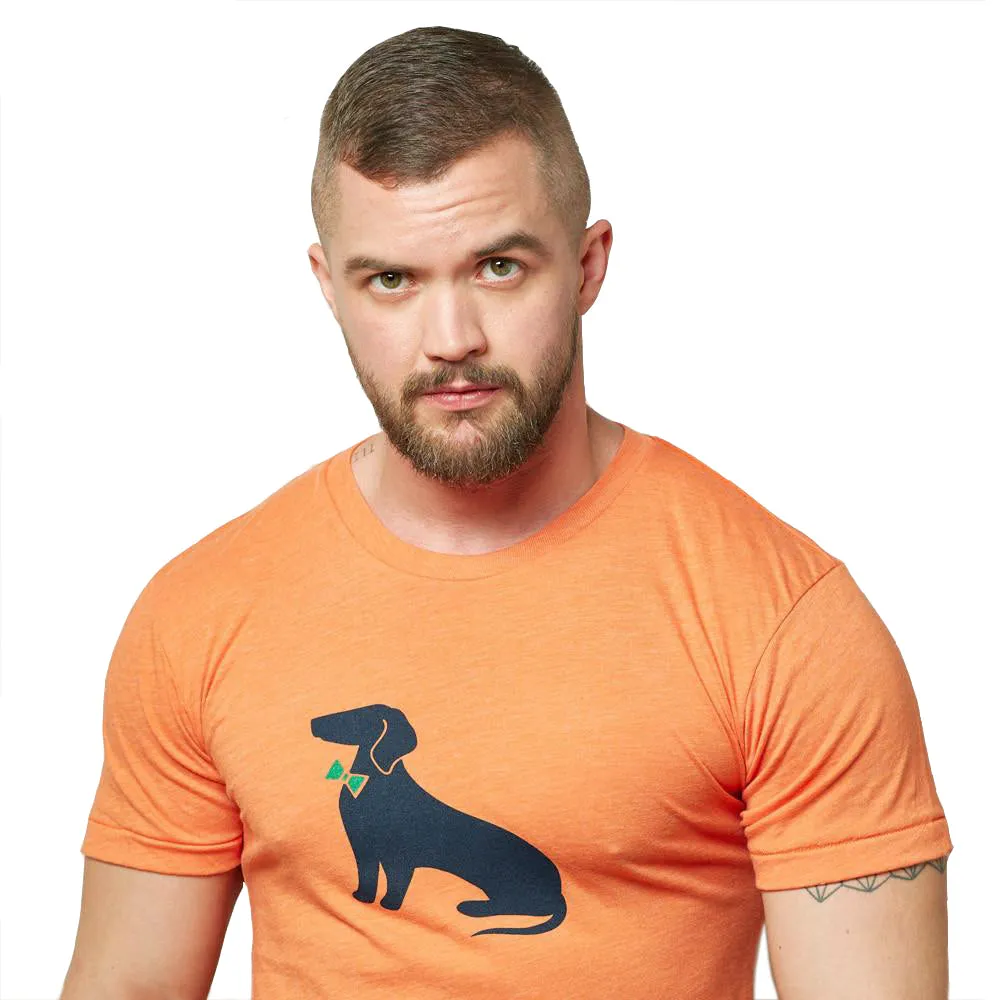 Orange Heather Dachshund T-Shirt sold by Blade + Blue product image thumbnail 2