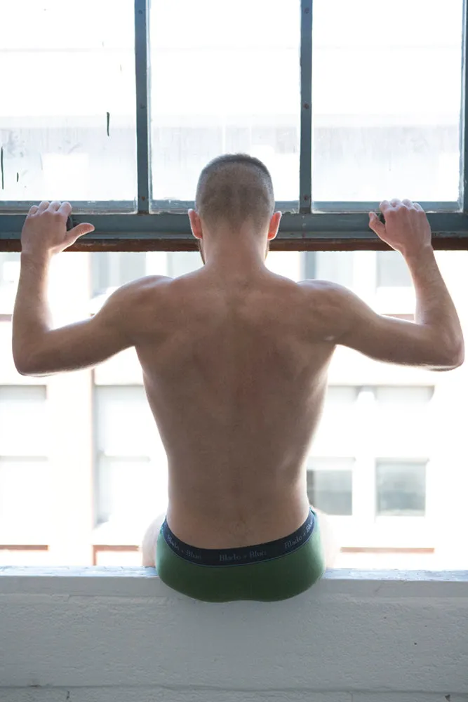 Grassy Green Classic Fit Brief Underwear - Made In USA sold by Blade + Blue product image thumbnail 5