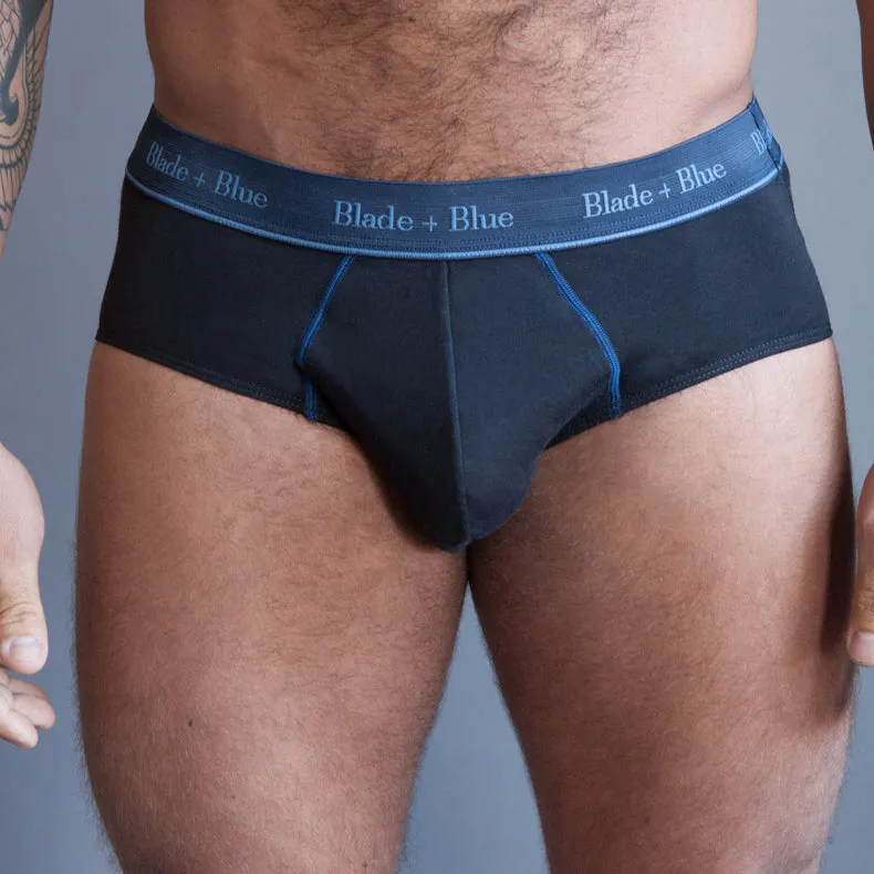 Black Classic Fit Brief Underwear - Made In USA sold by Blade + Blue