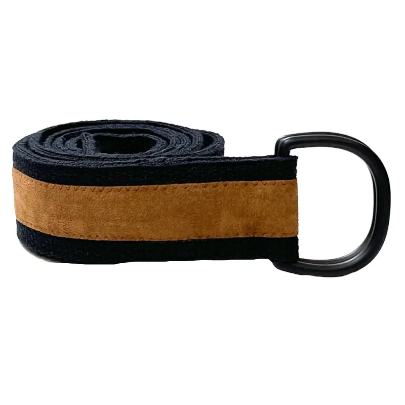 Faux Suede Colorblock Belt - Made In USA by One Magnificent Beast sold by Blade + Blue