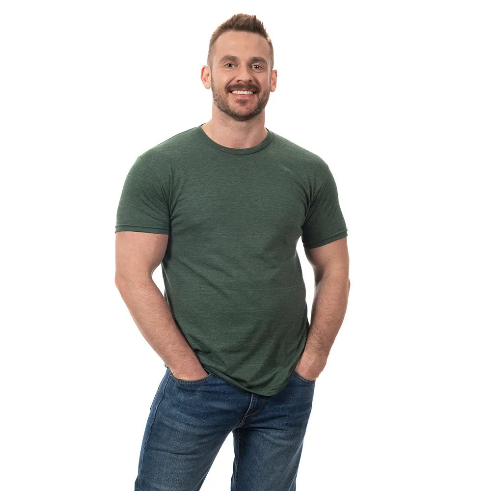 Forest Green Heather Tri Blend T-Shirt sold by Blade + Blue product image thumbnail 2