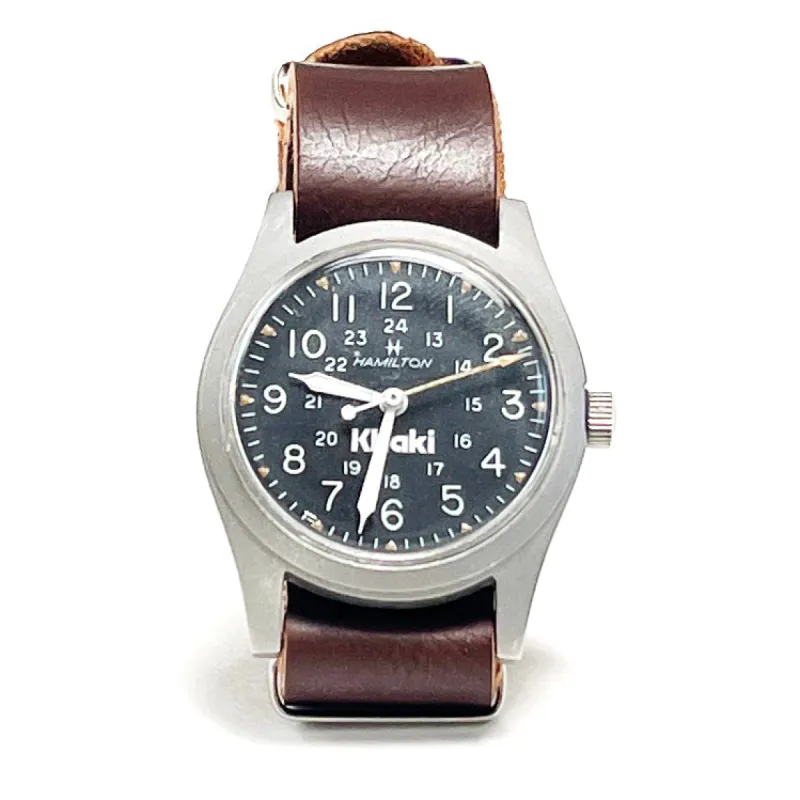 Vintage 1980's Hamilton Khaki Field Watch sold by Blade + Blue