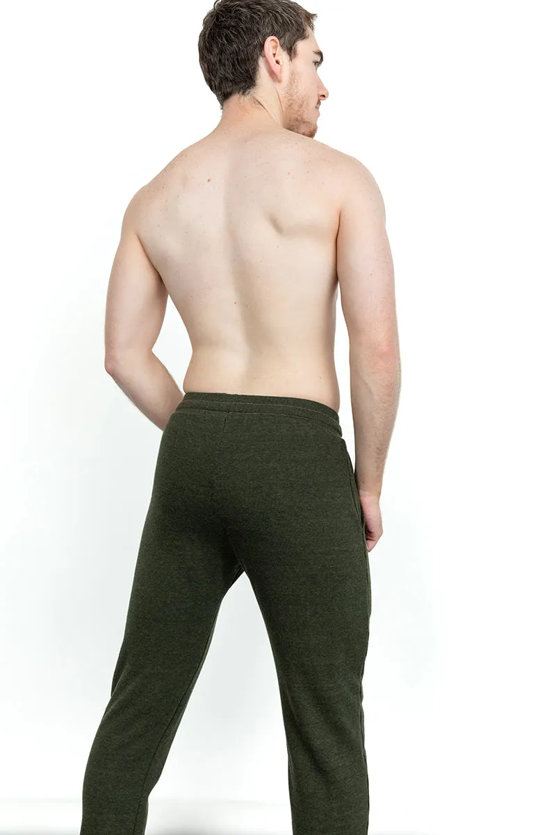 Dark Army Green Heather Hugger Jogger Sweatpants sold by Blade + Blue product image thumbnail 5