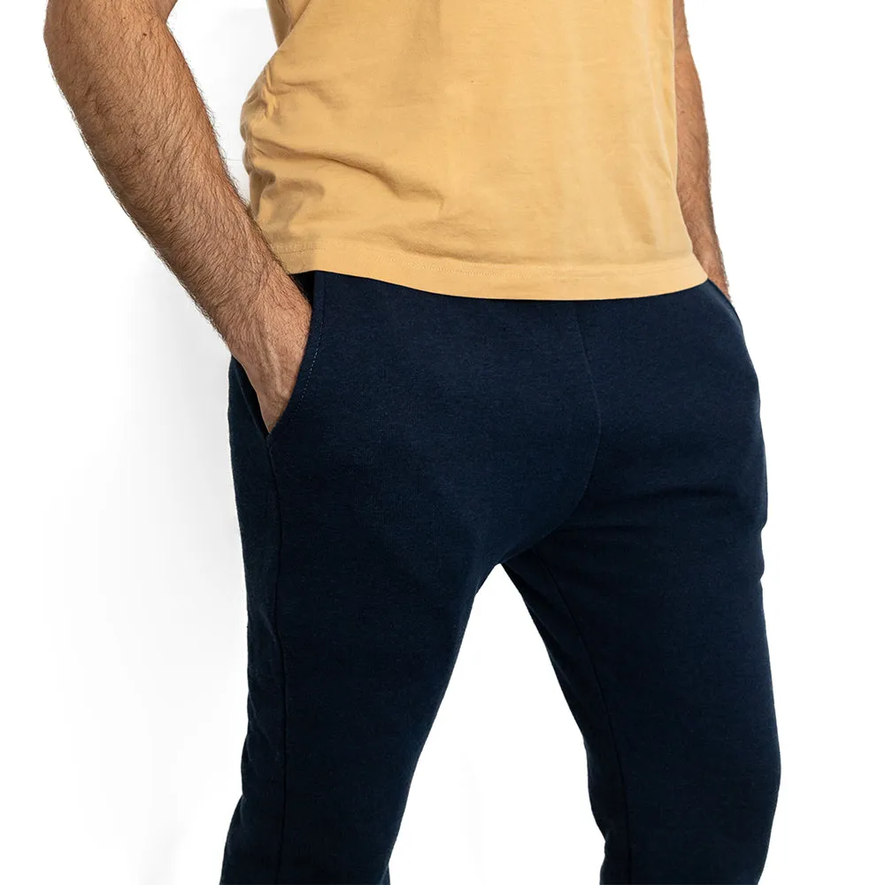 Blue-Black Heather Hugger Jogger Sweatpants sold by Blade + Blue