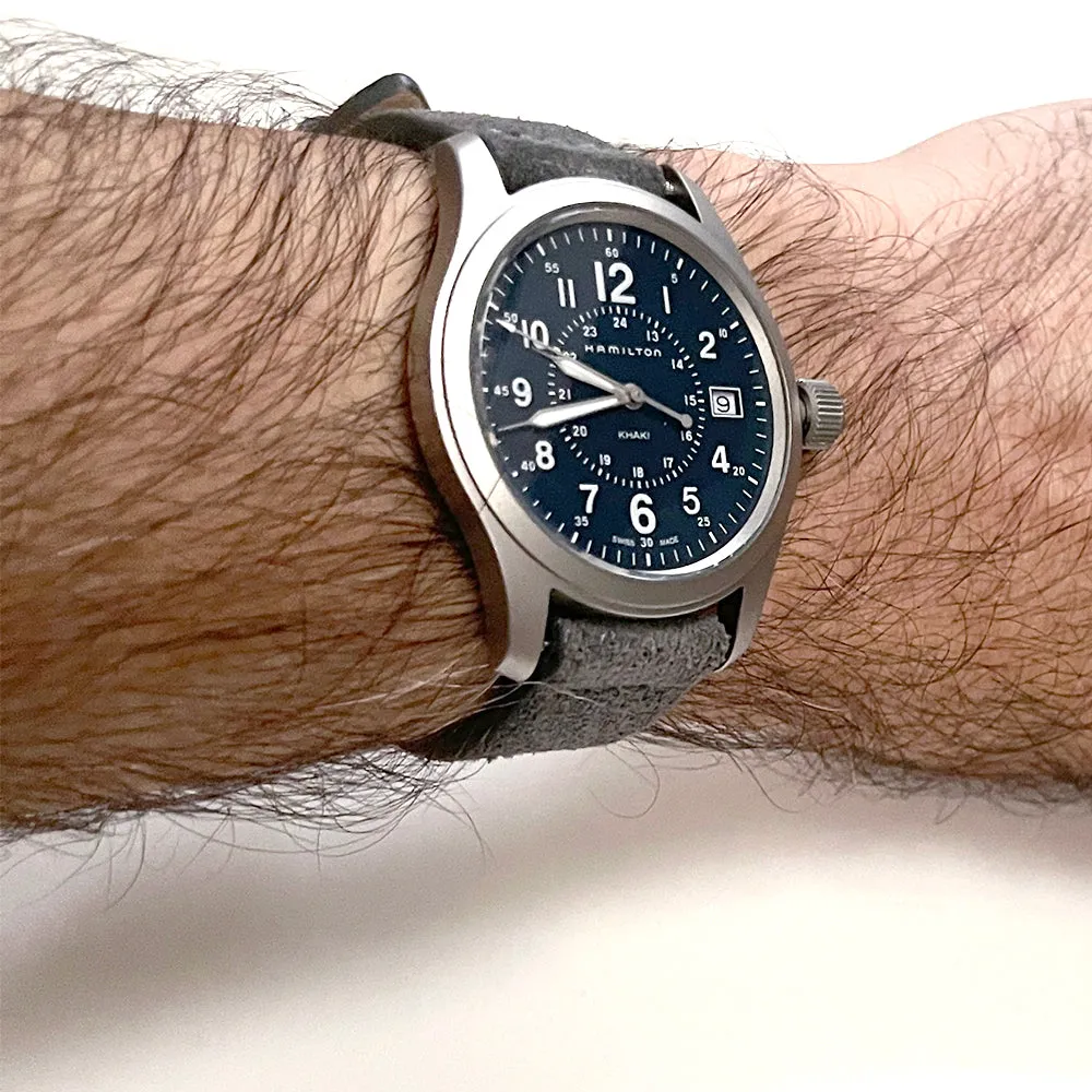 Vintage Hamilton Blue Military Khaki Field Watch sold by Blade + Blue product image thumbnail 2