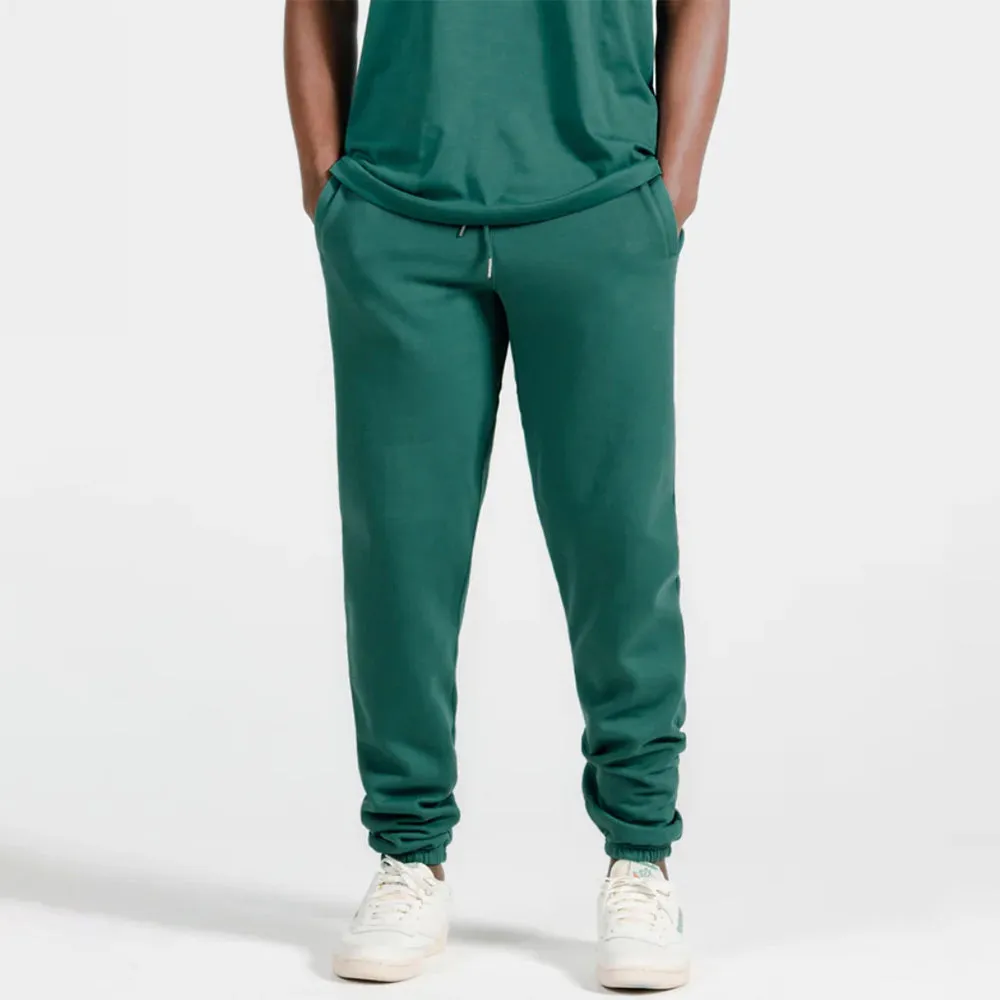 Spruce Green Organic Cotton Lounge Pants (One Piece Size L Available) sold by Blade + Blue product image thumbnail 2