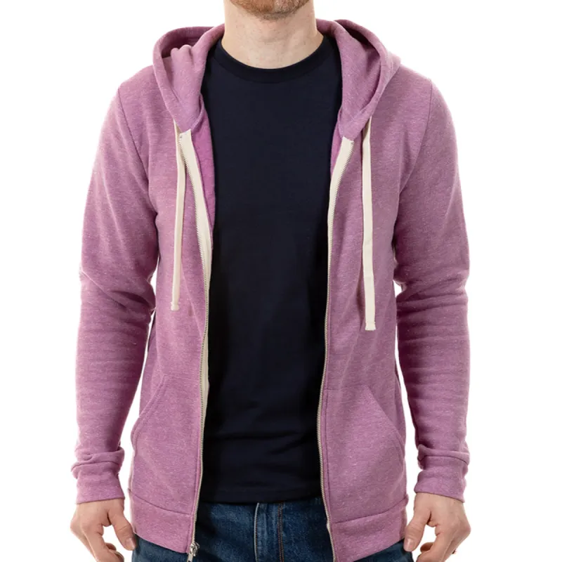 Orchid Purple Heather Full Zip Hoodie sold by Blade + Blue