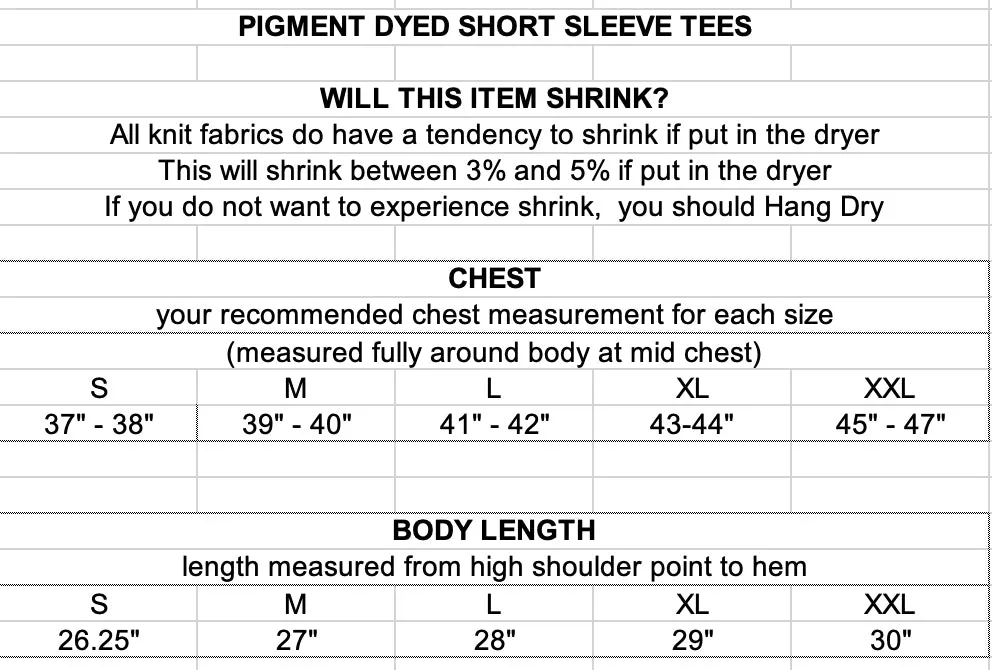 Mineral Blue Pigment Dyed Cotton Classic Short Sleeve Tee - Made In USA (Size M) sold by Blade + Blue product image thumbnail 3