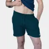 The Cruiser French Terry 5" Varsity Sweat Shorts in Crystal Teal Blue - Made In USA sold by Blade + Blue
