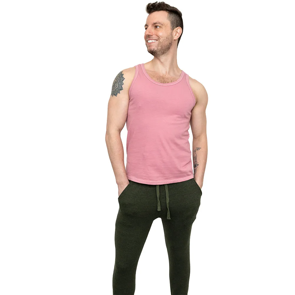 The "Bruiser" Cotton Tank Top in Spring Pink (L & XL) sold by Blade + Blue product image thumbnail 2