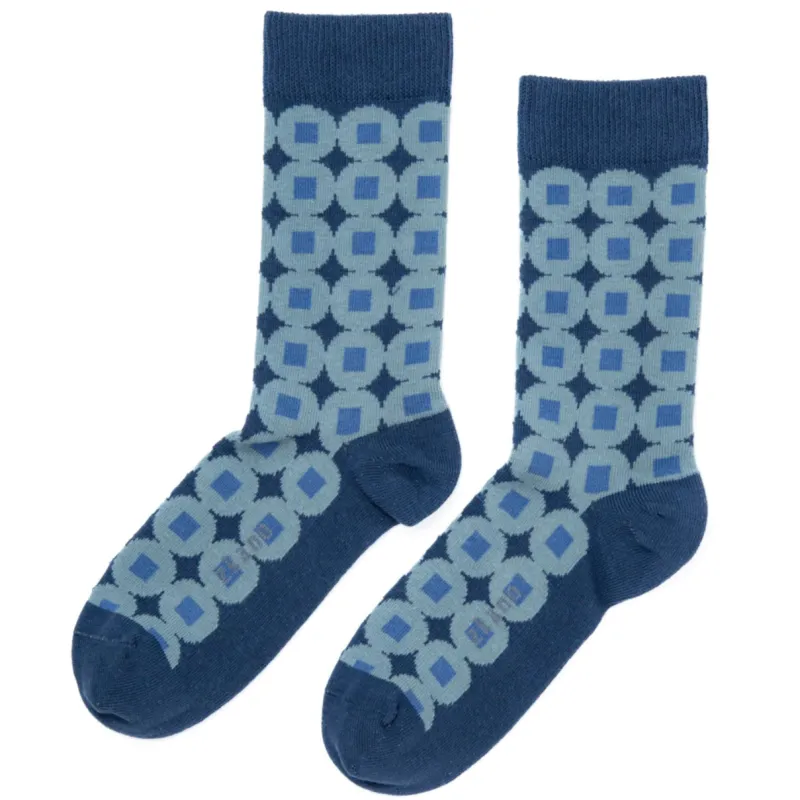 Mid Century Crew Sock - Made In USA by Zkano sold by Blade + Blue