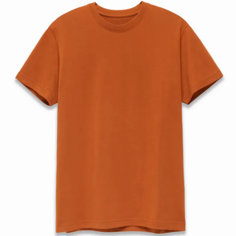 Terracota Orange Supima Cotton T-Shirt sold by Blade + Blue