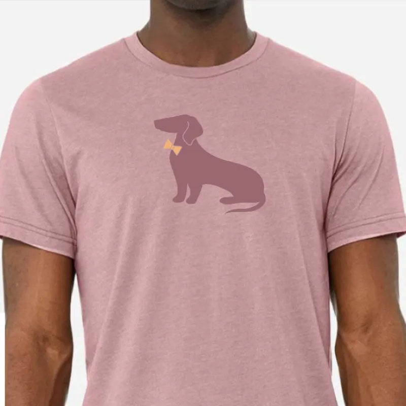 Rose Heather Dachshund T-Shirt sold by Blade + Blue