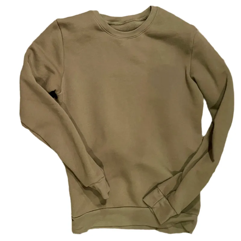 #25 SAMPLE SALE: SMALL Olive Green Cotton Poly Crewneck Sweatshirt sold by Blade + Blue