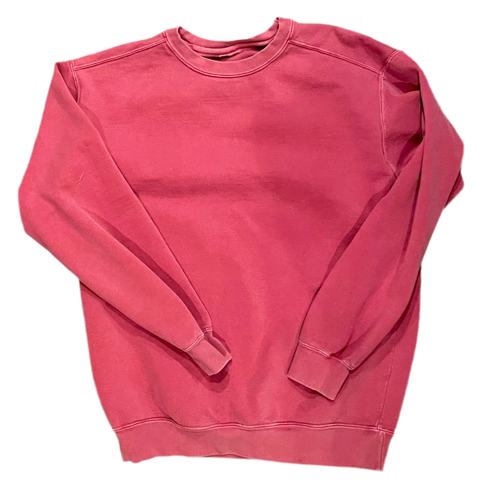 #15 SAMPLE SALE: MEDIUM Faded Red Crewneck Sweatshirt sold by Blade + Blue