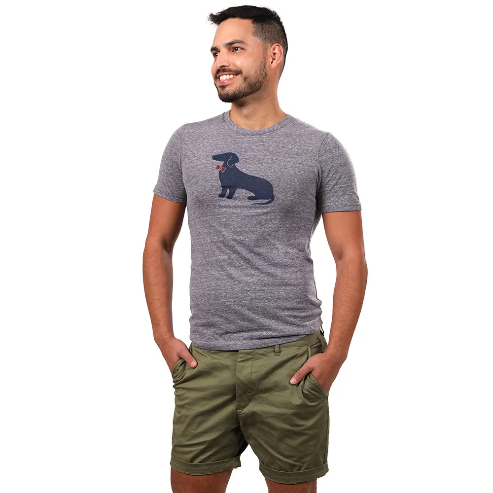 Grey Heather Heather Dachshund T-Shirt (Small) sold by Blade + Blue product image thumbnail 3