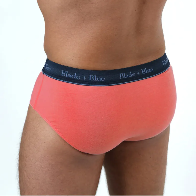 Paradise Hot PInk Classic Fit Brief Underwear - Made In USA sold by Blade + Blue