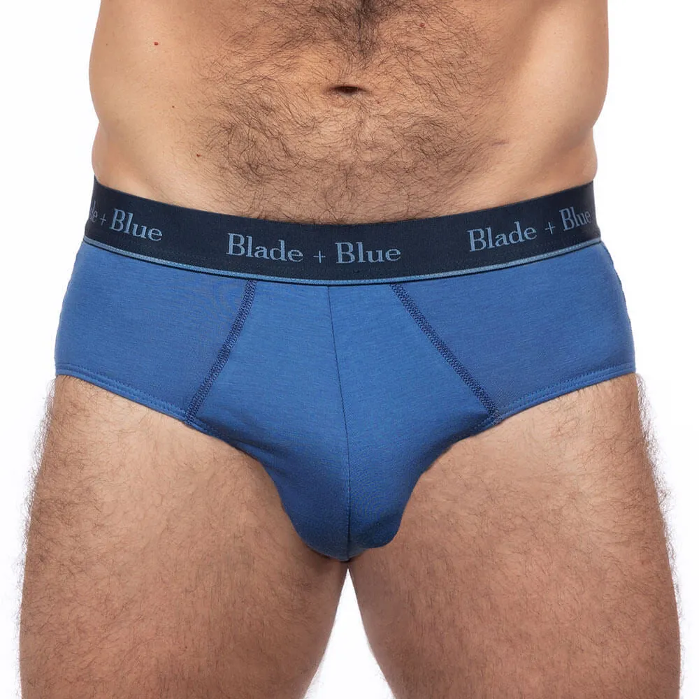 Hero Blue Classic Fit Brief Underwear - Made In USA sold by Blade + Blue