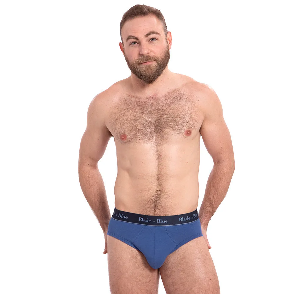 Hero Blue Low Rise Brief Underwear - Made In USA sold by Blade + Blue product image thumbnail 2