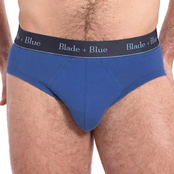 Hero Blue Low Rise Brief Underwear - Made In USA sold by Blade + Blue